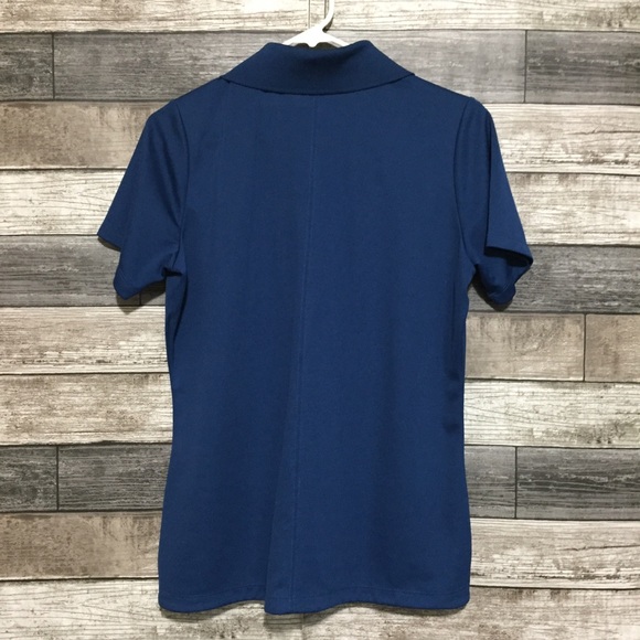 Nike Tour Performance Boeing Classic Polo Shirt Golf Women’s L Blue - Picture 3 of 8